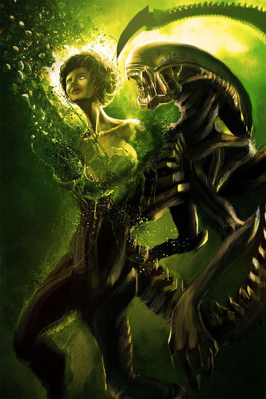 Alien Xenomorph Classic Movie Adventure Jigsaw Puzzle