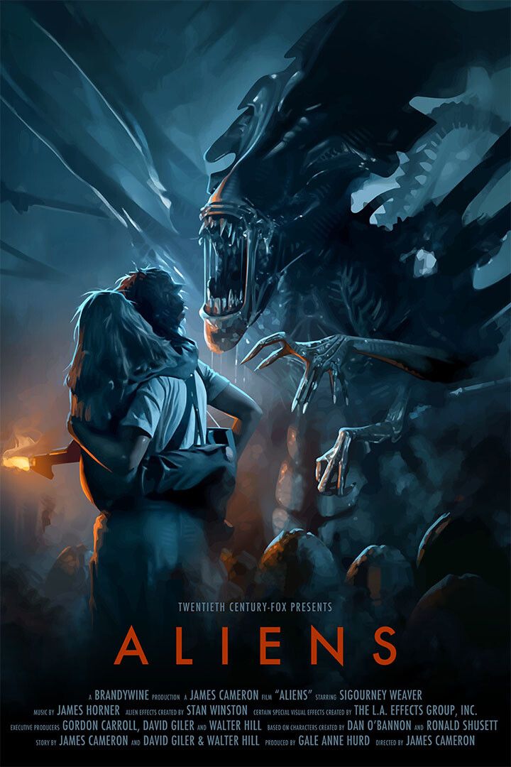 Aliens Movie Action Science Fiction Explained Why Wall Home Poster