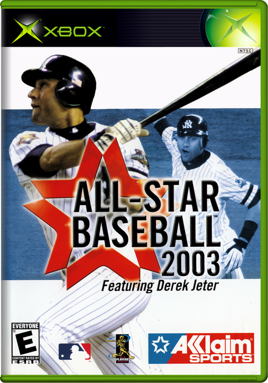 All Star Baseball 2003 Featuring Derek Jeter Xbox Print Poster