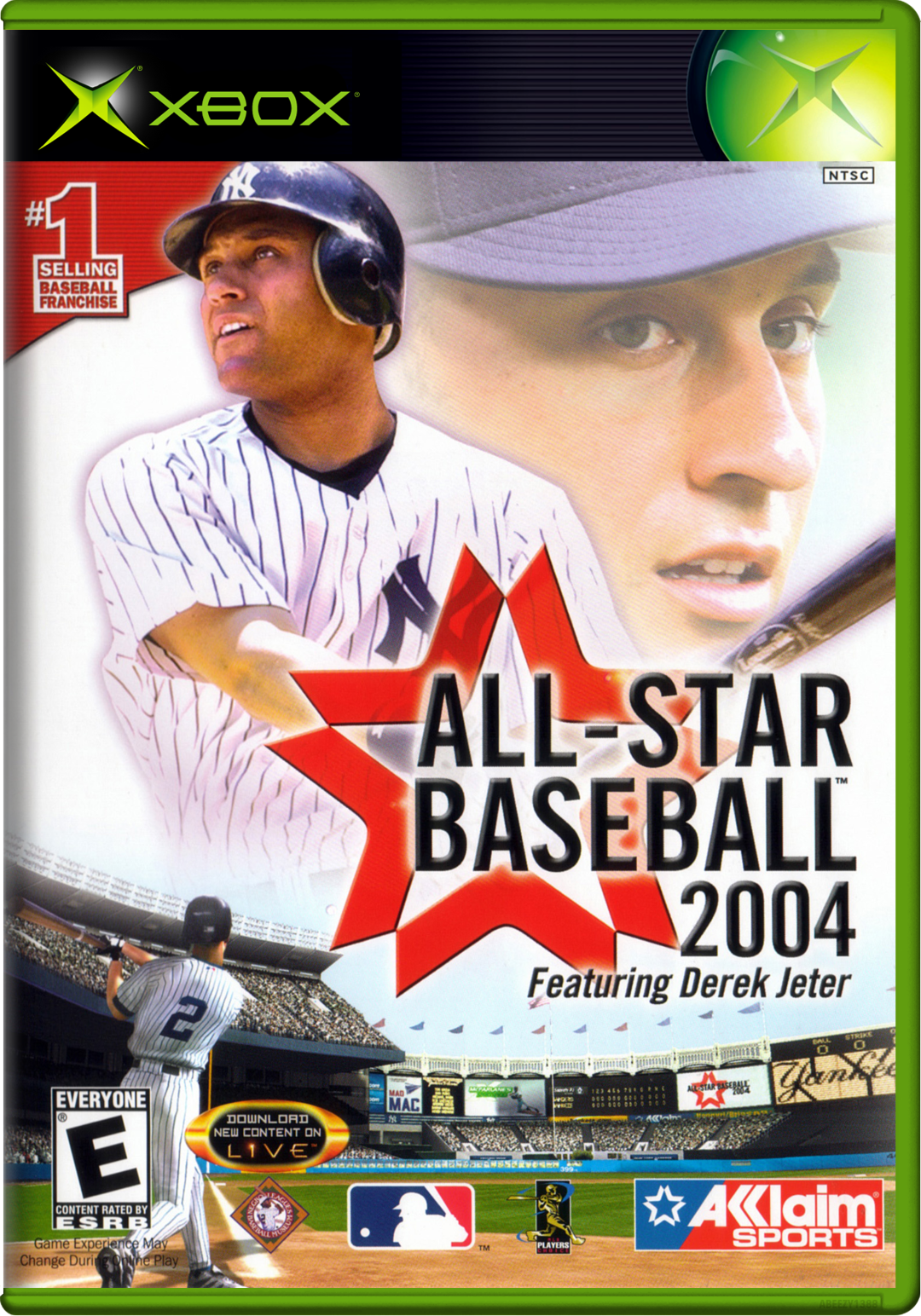 All Star Baseball 2004 Featuring Derek Jeter Xbox Print Poster