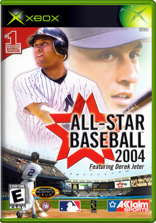 All Star Baseball 2004 Featuring Derek Jeter Xbox Print Poster