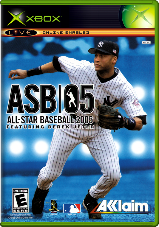 All Star Baseball 2005 Featuring Derek Jeter Xbox Print Poster