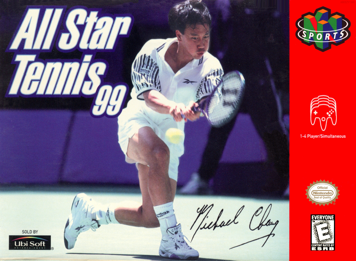 All Star Tennis 99 N64 Print Poster