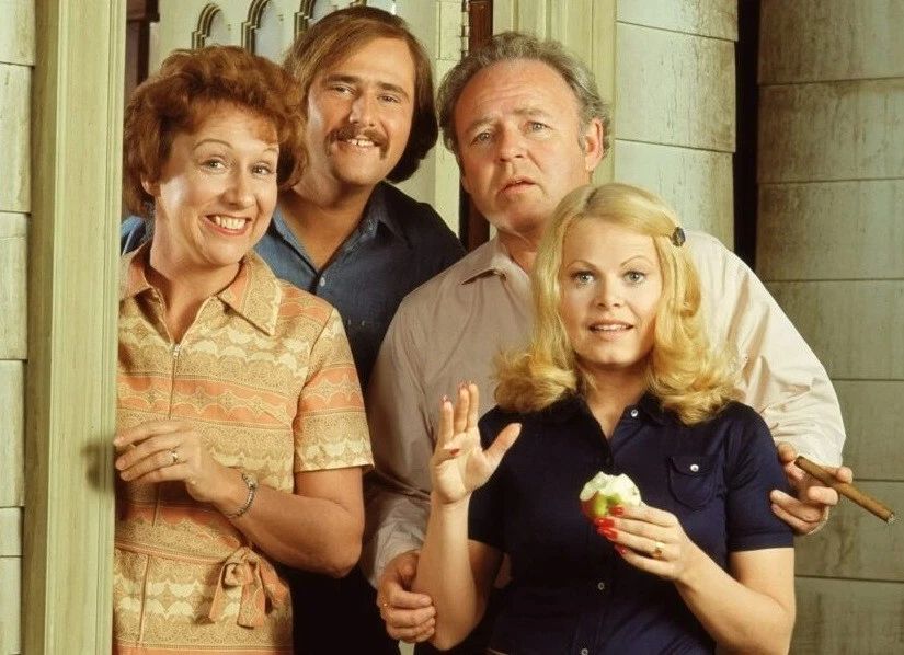 All In The Family Cast Classic Tv Show Keychain Picture Keychain Print