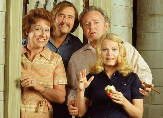 All In The Family Cast Classic Tv Show Keychain Picture Keychain Print