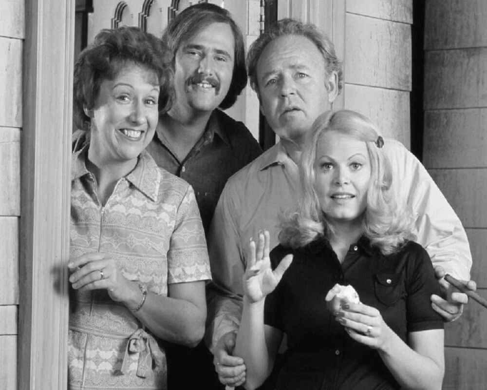 All In The Family Cast Retro Tv Show Keychain Picture Keychain Print