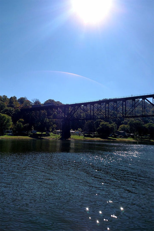 Allegheny River Valley Beauty In Nature Painting Wall Home Decor Jigsaw Puzzle