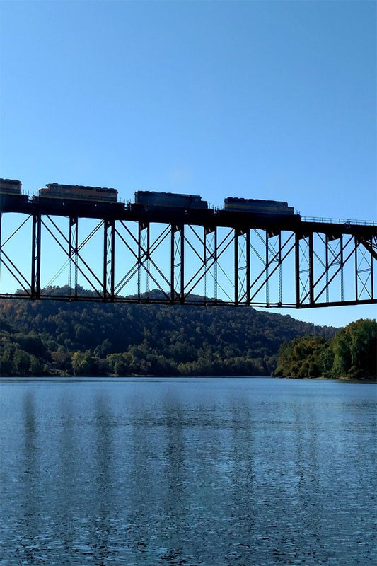 Allegheny River Valley Running Water Landscape Wall Home Decor Jigsaw Puzzle