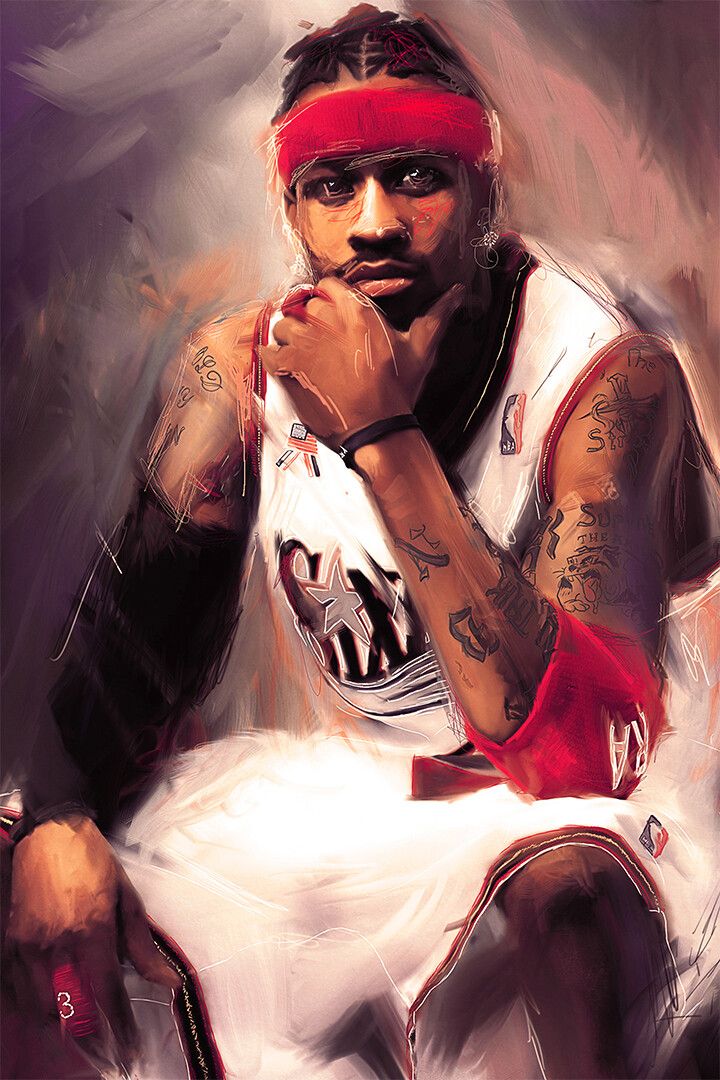Allen Iverson Philadelphia Ai Basketball Jigsaw Puzzle