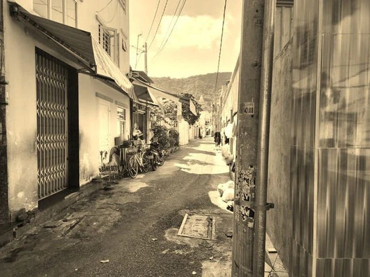 Alley Vung Tau Vietnam Asia Cityscape Scenery Retro Picture Magnet