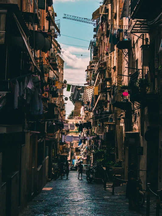 Alley In Naples Italy Italian City Europe Magnet Picture Magnet Print