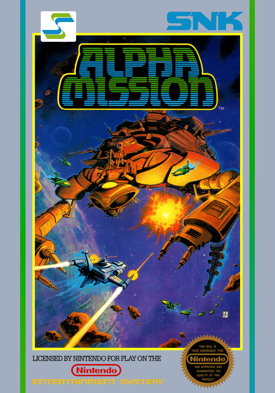 Alpha Mission (Usa) Nes Print Poster