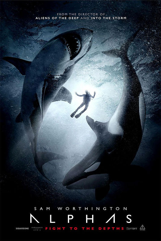 Alphas Movie 2020 Shark Sam Worthington Painting Jigsaw Puzzle