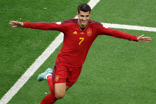 Alvaro Morata Goal Celebration Spain Fans World Cup Jigsaw Puzzle