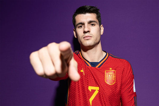 Alvaro Morata Spain World Soccer Fans 2022 Jigsaw Puzzle
