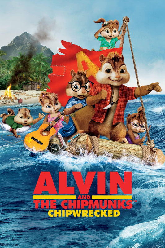 Alvin And The Chipmunks Chipwrecked (2011) Movie Poster