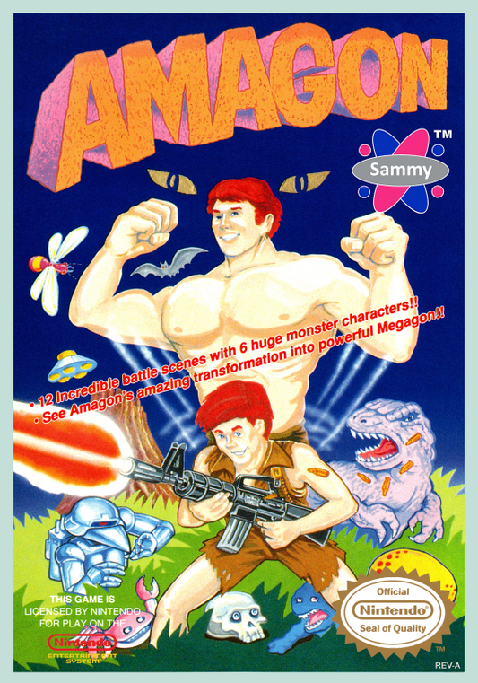 Amagon (Usa) Nes Print Poster