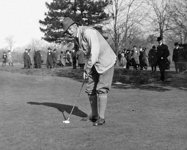 Amateur Golfer Walter Travis Glossy Magnet PGA Print Putting Magnet