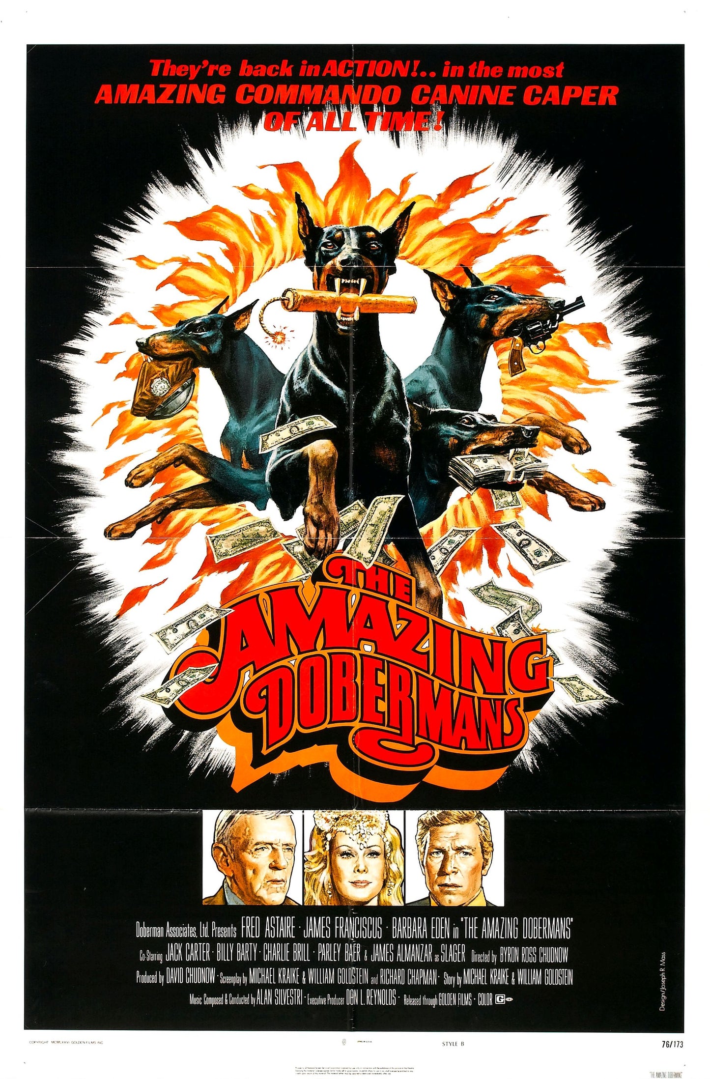 Amazing Dobermans 01 Movie Magnet
