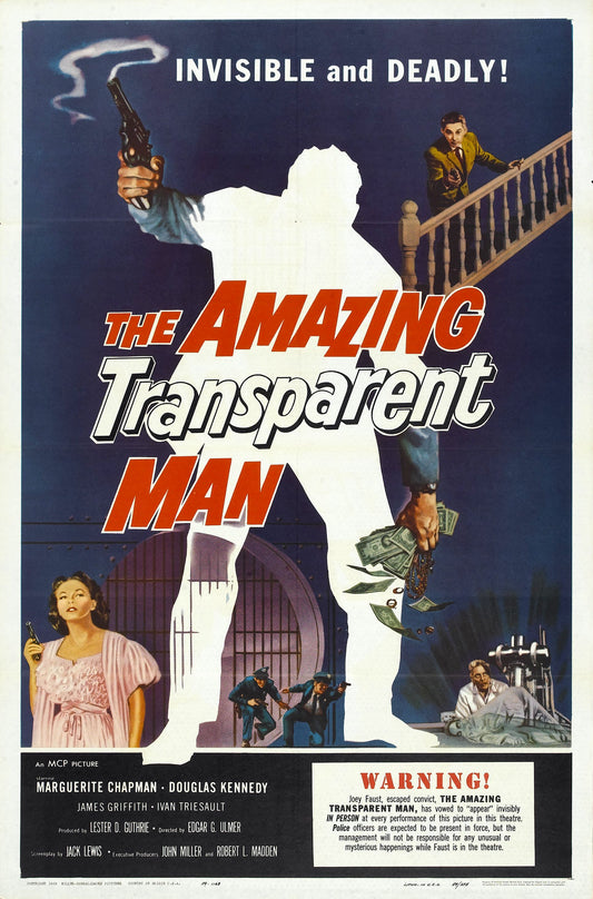 Amazing Transparent Man 01 Movie Magnet