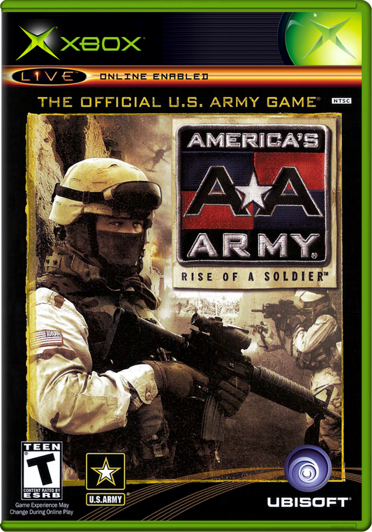 America'S Army Rise Of A Soldier Xbox Print Poster