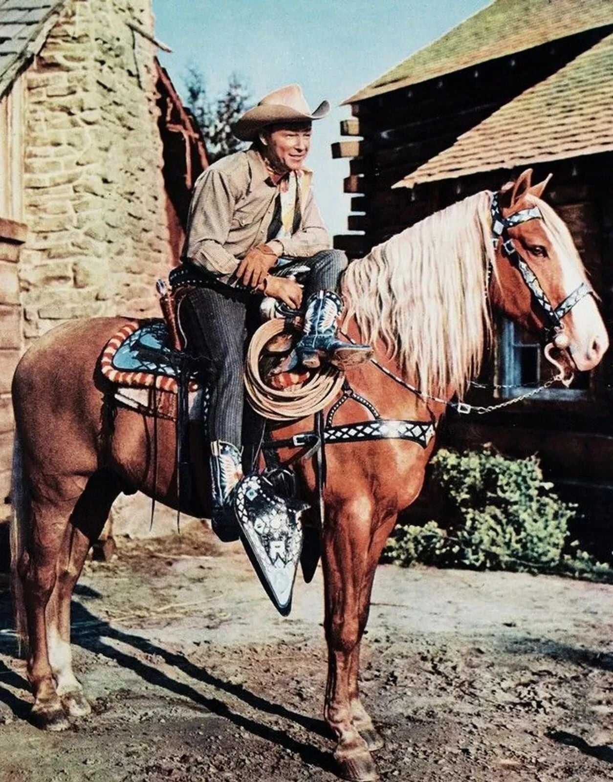 America'S Cowboy Roy Rogers & His Horse Trigger Classic Picture Magnet