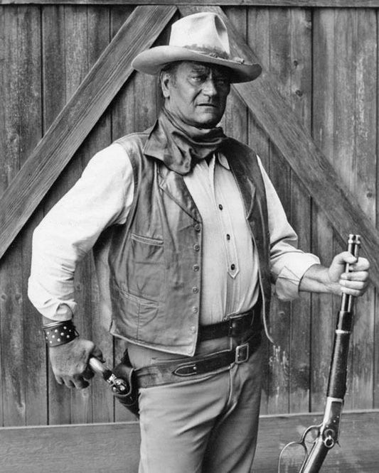 American Actor John Wayne Glossy Keychain Cowboy Print Academy Award Winner