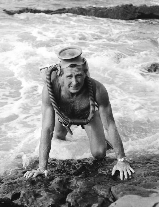 American Actor Lloyd Bridges Classic Publicity Picture Keychain Keychain Print