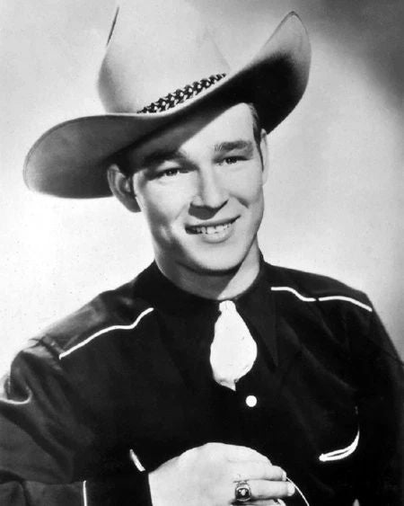 American Actor Singer Roy Rogers Glossy Keychain Print Cowboy Keychain Portrait 1