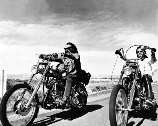 American Actors Dennis Hopper And Peter Fonda In 'Easy Rider' Movie Magnet