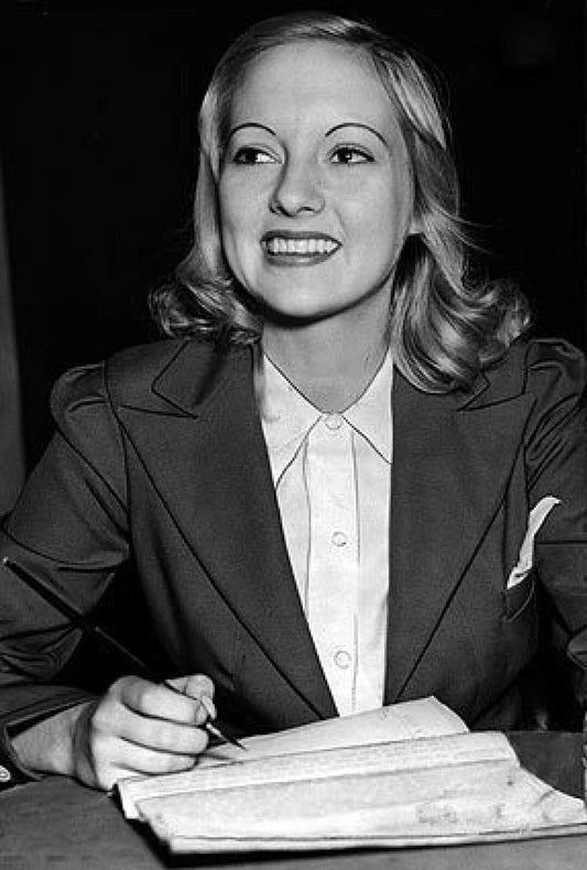 American Actress Evelyn Keyes Classic Retro Picture Keychain