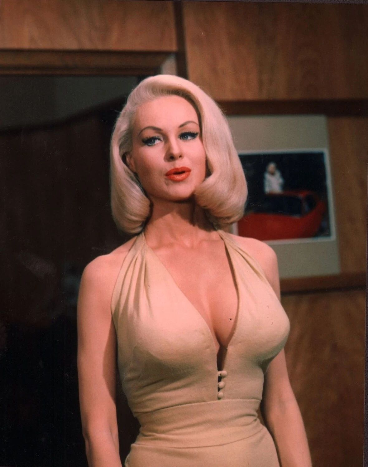 American Actress Joi Lansing Classic Publicity Picture Keychain Print