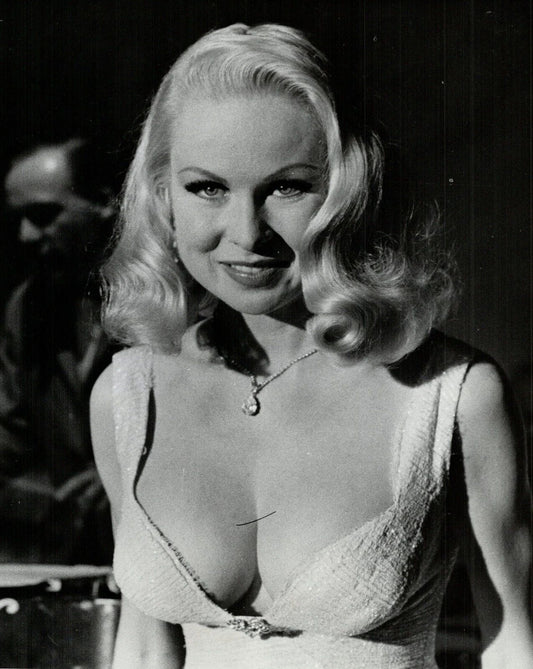 American Actress Joi Lansing Iconic Publicity Picture Keychain Keychain Print