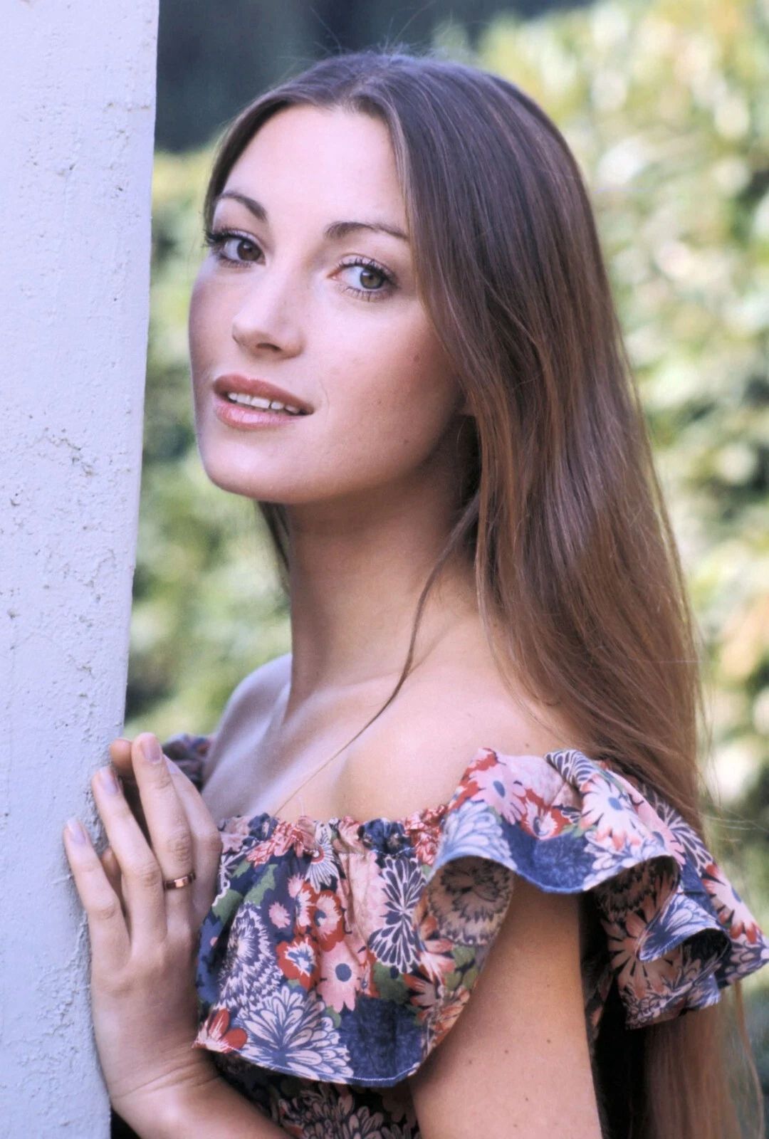 American Actress Jane Seymour Classic Pin Up Picture Keychain Keychain