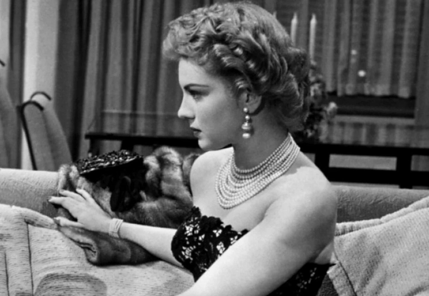 American Actress Kathleen Hughes Publicity Picture Keychain Print