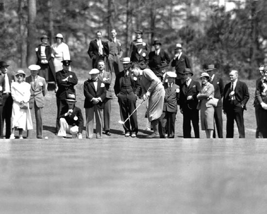 American Amateur Golfer Bobby Jones Glossy Keychain PGA Print Augusta Keychain