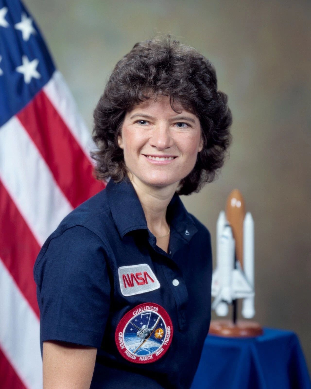 American Astronaut Sally Ride Print Nasa Space Science 300 Piece Jigsaw Puzzle