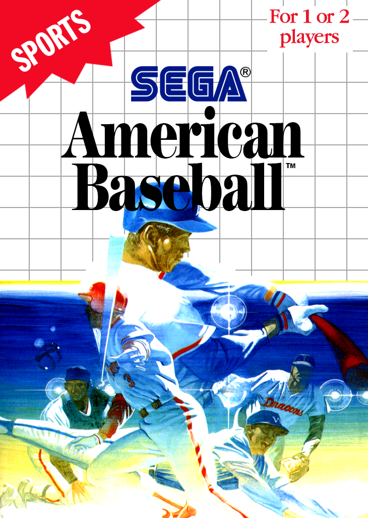 American Baseball Sega Master System Print Poster