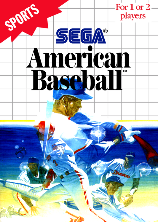 American Baseball Sega Master System Print Poster