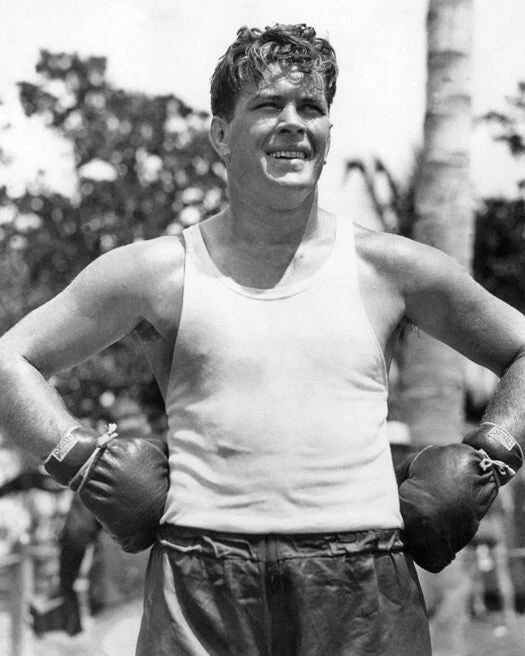 American Boxer Gene Tunney Glossy Keychain Boxing Heavyweight Keychain 1