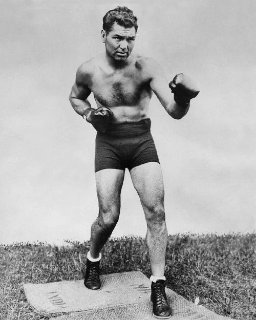 American Boxer Jack Dempsey Glossy Boxing Magnet Heavyweight Champion Magnet
