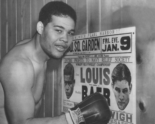 American Boxer Joe Louis Glossy Magnet Boxing Promotional Print