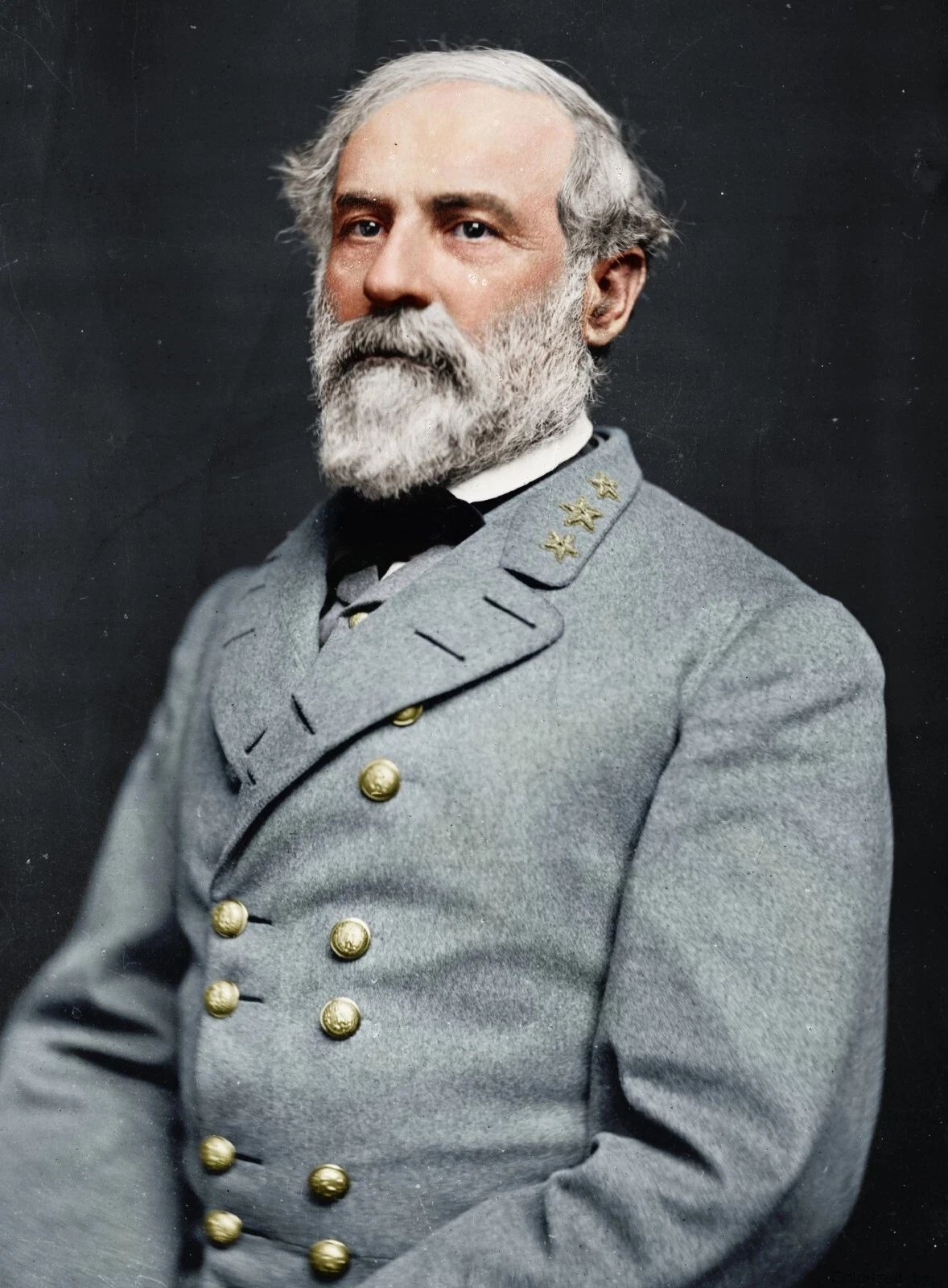American Civil War Confederate General Robert E. Lee Painting Photo Print