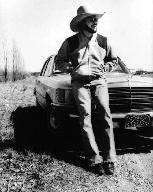American Country Singer Hank Williams Jr Glossy Keychain Portrait Print
