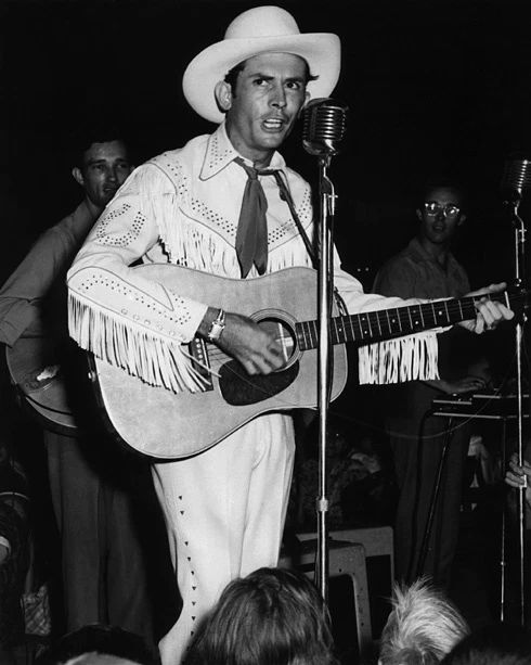 American Country Singer Hank Williams Sr Glossy Keychain Keychain
