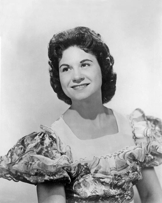 American Country Singer Kitty Wells Glossy Magnet Music Magnet