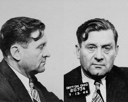 American Gangster George Bugs Moran Glossy Keychain Mugshot Keychain
