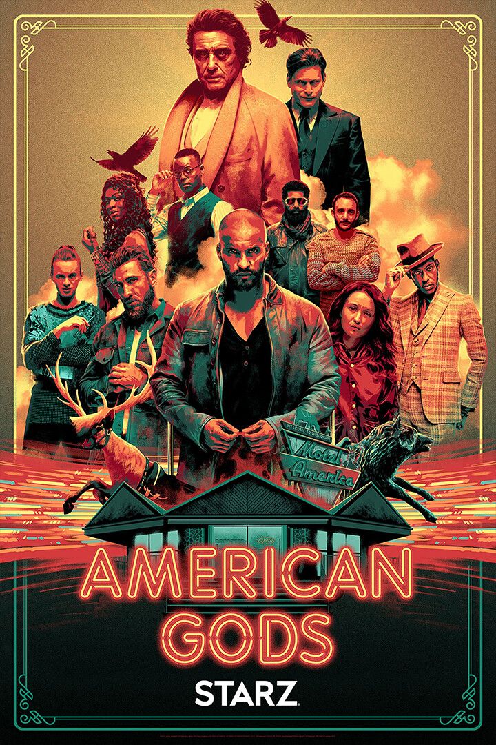 American Gods Fantasy Suspense Usa Tv Jigsaw Puzzle