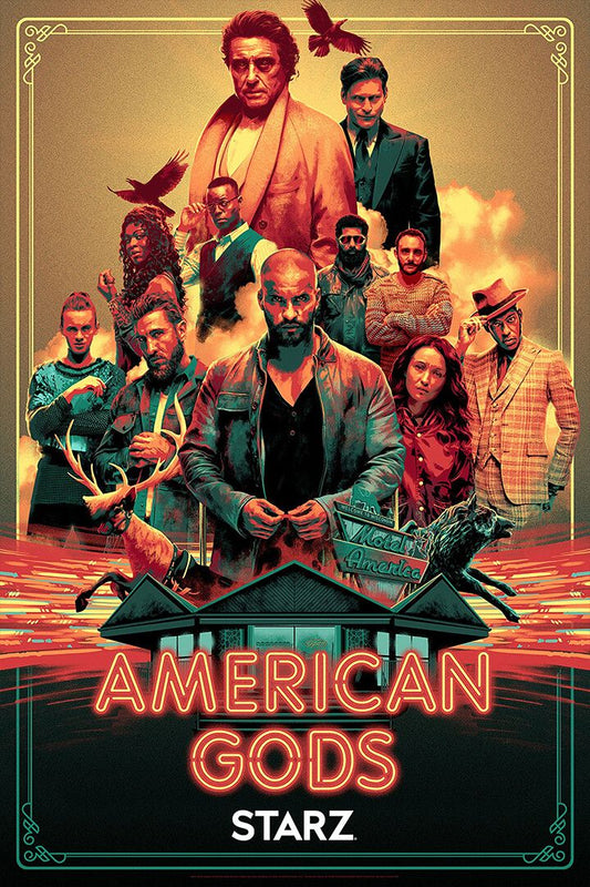 American Gods Fantasy Suspense Usa Tv Jigsaw Puzzle