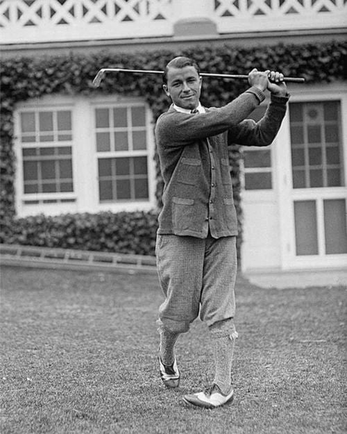 American Golfer Gene Sarazen Glossy Keychain PGA Swing Glossy Keychain